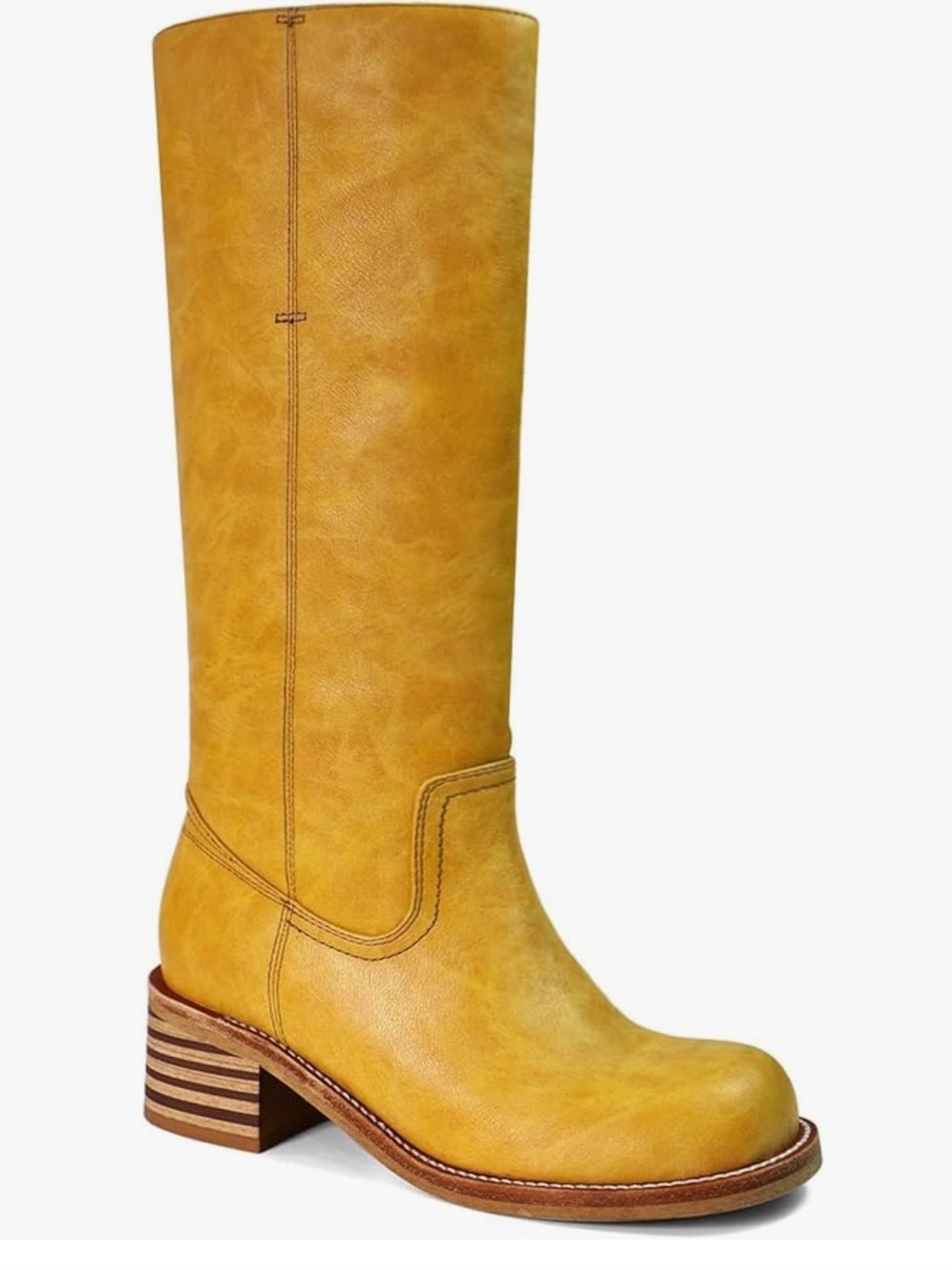 Wide calf knee boots